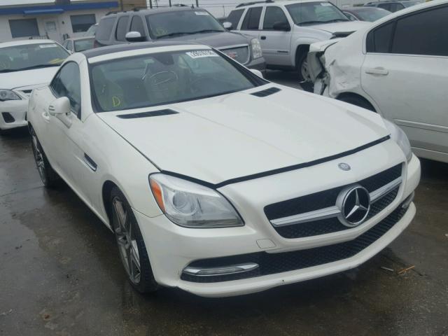 WDDPK5HA0CF013602 - 2012 MERCEDES-BENZ SLK 350 WHITE photo 1