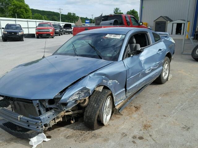 1ZVFT80N675365434 - 2007 FORD MUSTANG BLUE photo 9