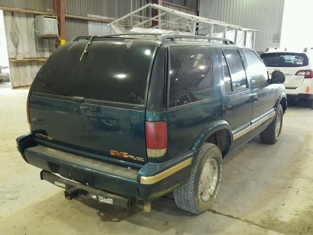 1GKCS13W8T2564957 - 1996 GMC JIMMY GREEN photo 4