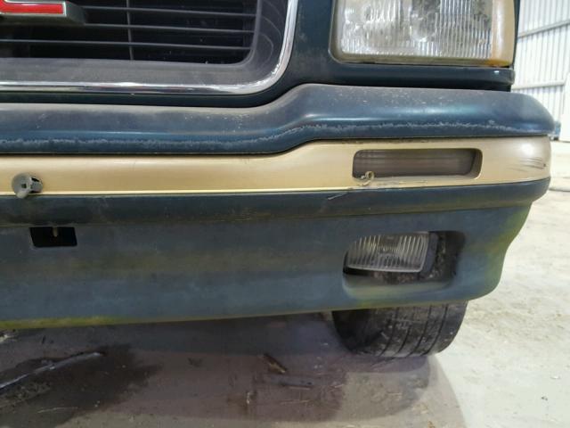1GKCS13W8T2564957 - 1996 GMC JIMMY მწვანე ფოტო 9