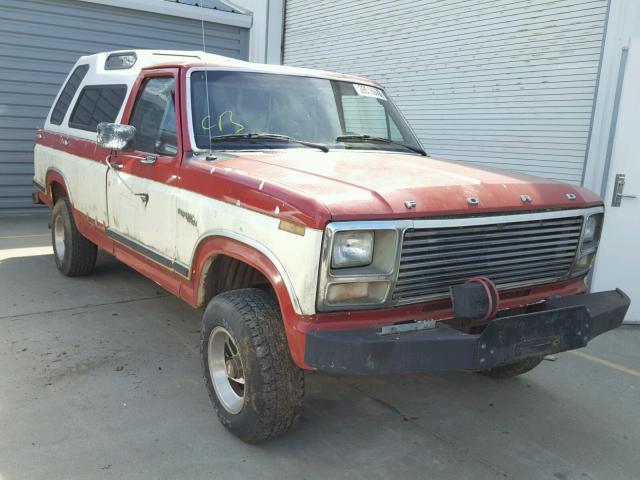 F14GKGG8503 - 1980 FORD F150 RED photo 1