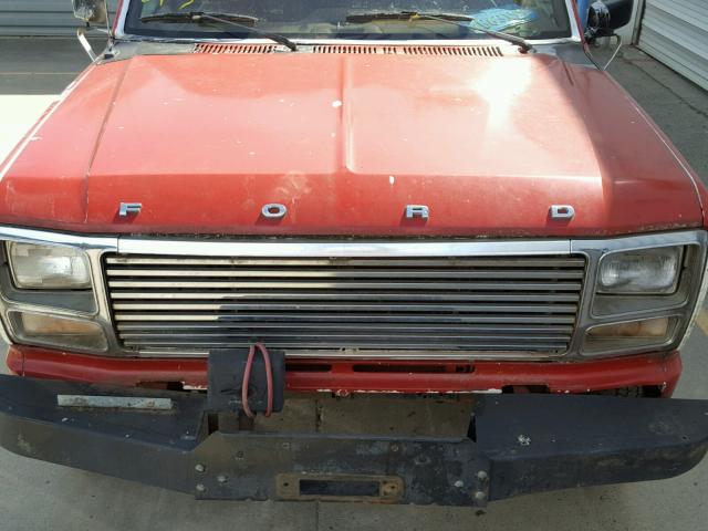 F14GKGG8503 - 1980 FORD F150 RED photo 7