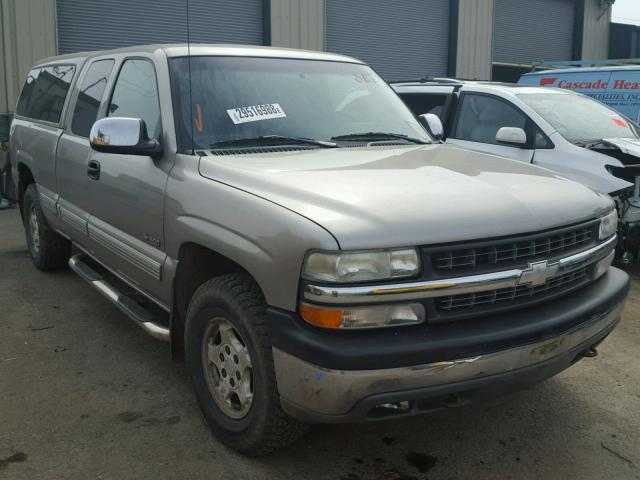 2GCEK19T2Y1117923 - 2000 CHEVROLET SILVERADO GRAY photo 1