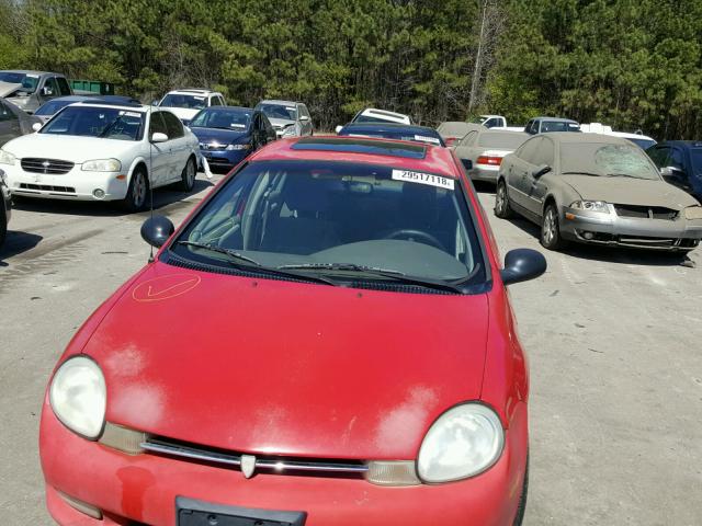 1P3ES46C1YD805373 - 2000 PLYMOUTH NEON BASE RED photo 9