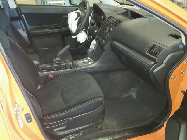 JF2GPACC7E8284257 - 2014 SUBARU XV CROSSTR ORANGE photo 5