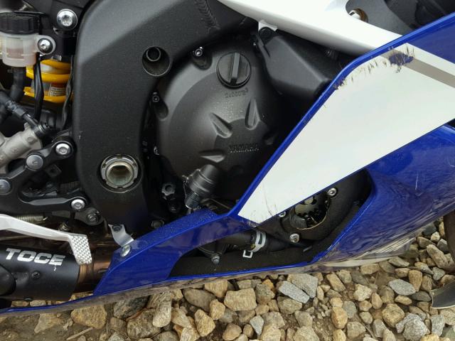 JYARJ16E5EA030699 - 2014 YAMAHA YZFR6 TWO TONE photo 7