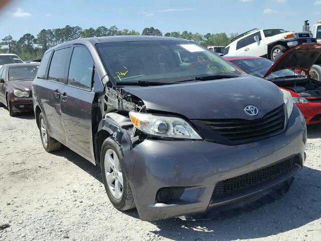 5TDKA3DC8BS007290 - 2011 TOYOTA SIENNA BAS CHARCOAL photo 1