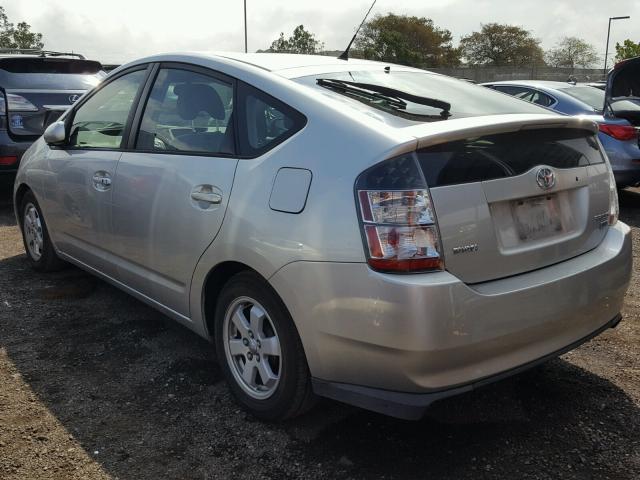 JTDKB20UX40111002 - 2004 TOYOTA PRIUS SILVER photo 3