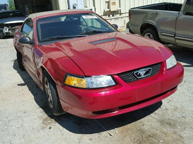 1FAFP4449YF287539 - 2000 FORD MUSTANG RED photo 1