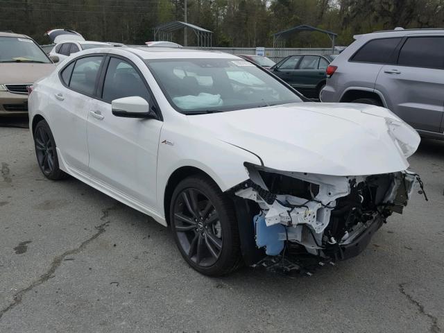 19UUB2F68JA012963 - 2018 ACURA TLX TECH+A WHITE photo 1