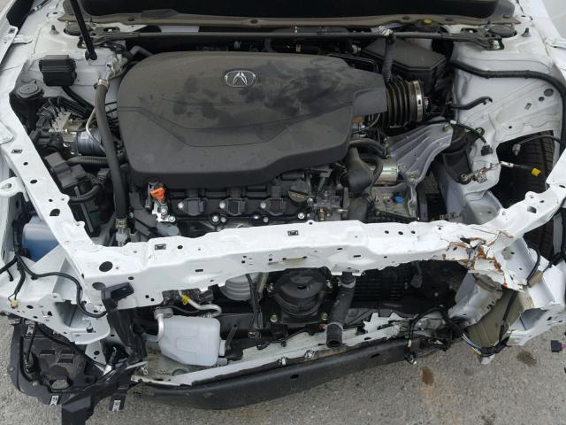 19UUB2F68JA012963 - 2018 ACURA TLX TECH+A WHITE photo 7