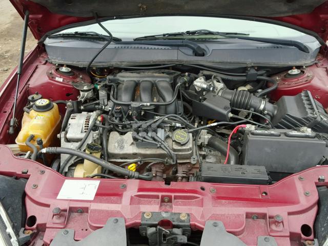 1FAFP55U64G173328 - 2004 FORD TAURUS SES MAROON photo 7