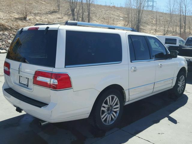 5LMFL27538LJ12938 - 2008 LINCOLN NAVIGATOR CREAM photo 4