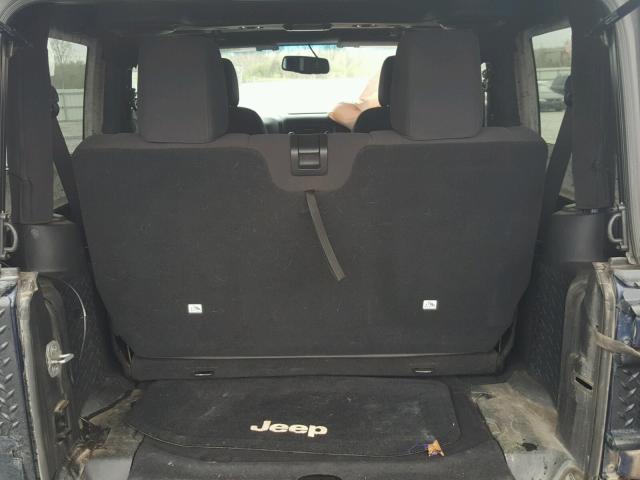 1C4AJWAG8DL511265 - 2013 JEEP WRANGLER S BLUE photo 9