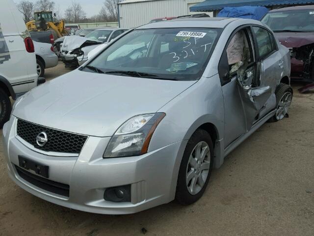 3N1AB6AP8CL639475 - 2012 NISSAN SENTRA 2.0 SILVER photo 2