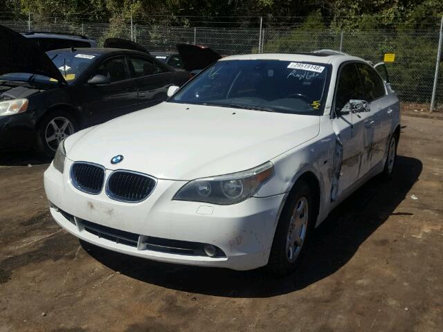 WBANA53574B853350 - 2004 BMW 525 I WHITE photo 2