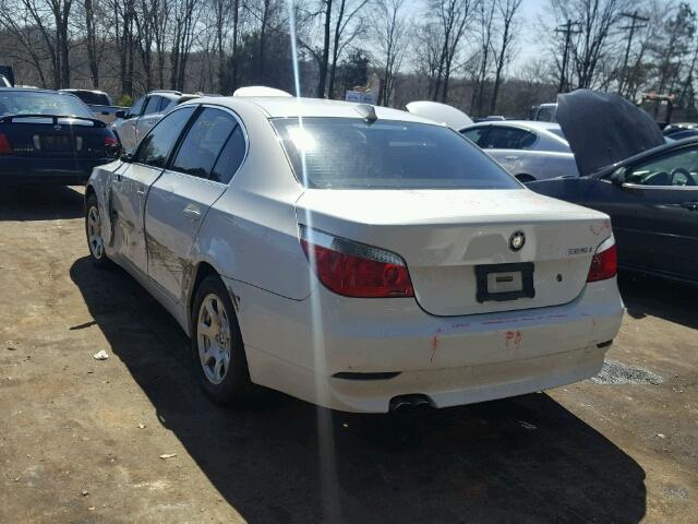 WBANA53574B853350 - 2004 BMW 525 I WHITE photo 3