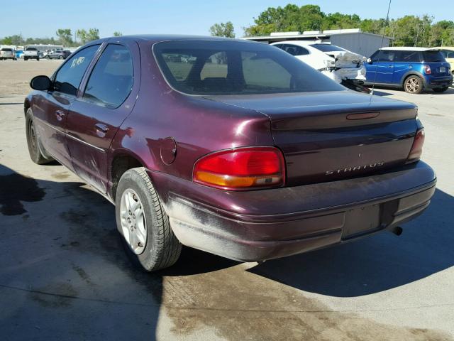 1B3EJ46C0YN212621 - 2000 DODGE STRATUS SE PURPLE photo 3