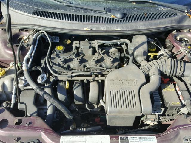 1B3EJ46C0YN212621 - 2000 DODGE STRATUS SE PURPLE photo 7