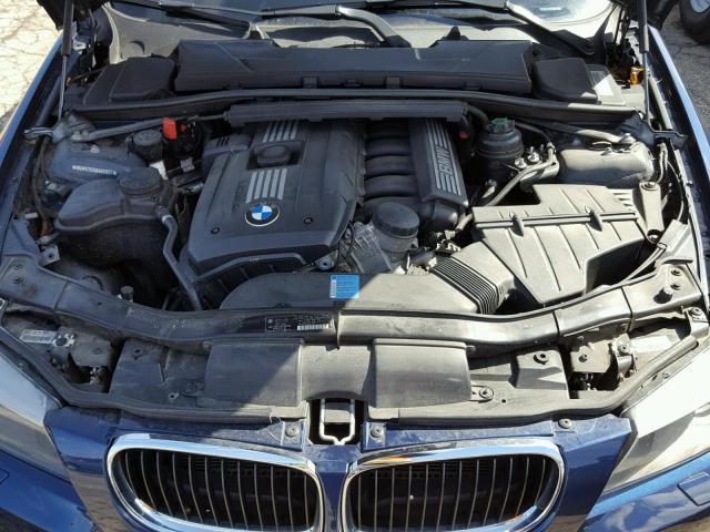 WBAPK7C55BA820657 - 2011 BMW 328 XI BLUE photo 7