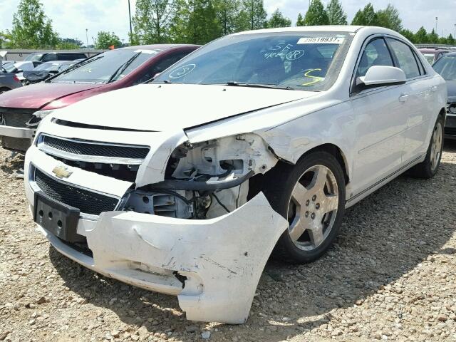 1G1ZD5E7XA4106845 - 2010 CHEVROLET MALIBU 2LT WHITE photo 2