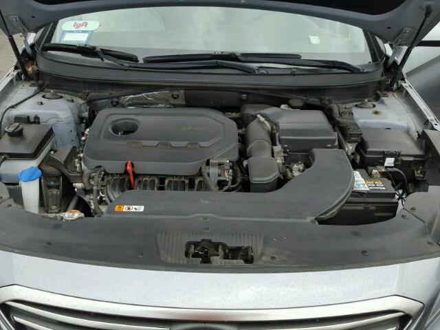 5NPE24AF1FH021882 - 2015 HYUNDAI SONATA SE SILVER photo 7