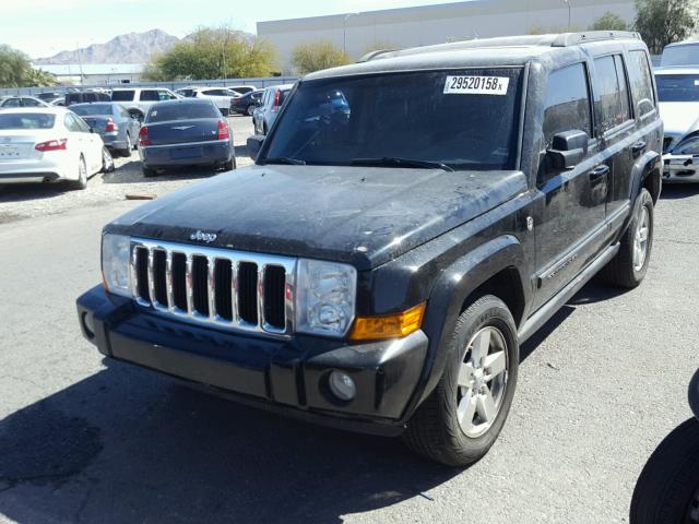 1J8HG48P37C547112 - 2007 JEEP COMMANDER BLACK photo 2