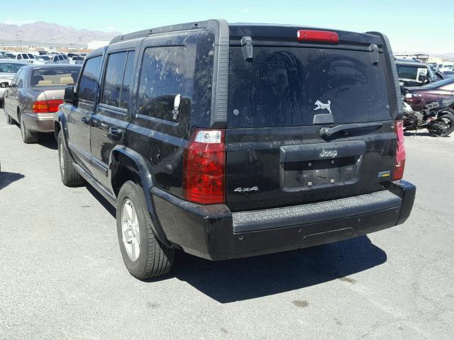 1J8HG48P37C547112 - 2007 JEEP COMMANDER BLACK photo 3