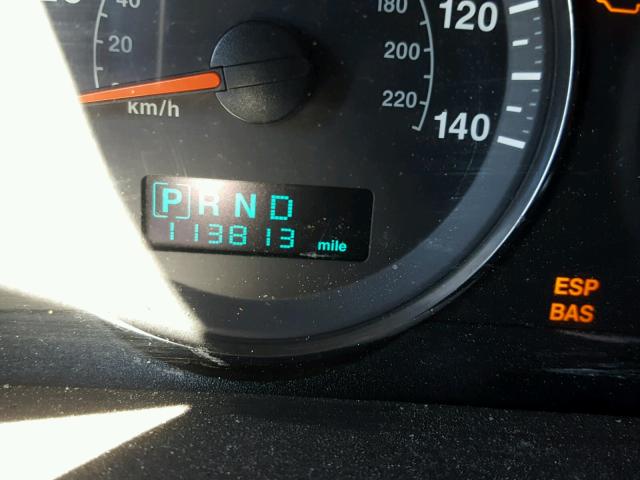 1J8HG48P37C547112 - 2007 JEEP COMMANDER BLACK photo 8