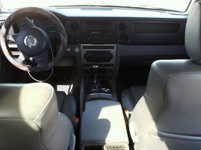 1J8HG48P37C547112 - 2007 JEEP COMMANDER BLACK photo 9