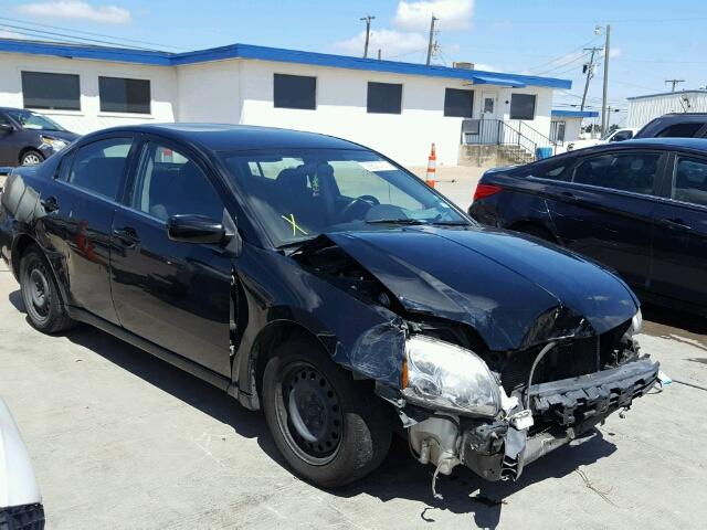 4A32B3FF1CE010590 - 2012 MITSUBISHI GALANT ES BLACK photo 1