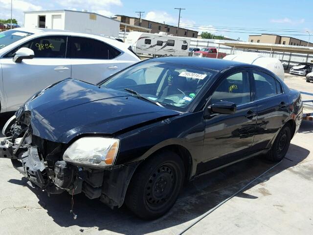 4A32B3FF1CE010590 - 2012 MITSUBISHI GALANT ES BLACK photo 2