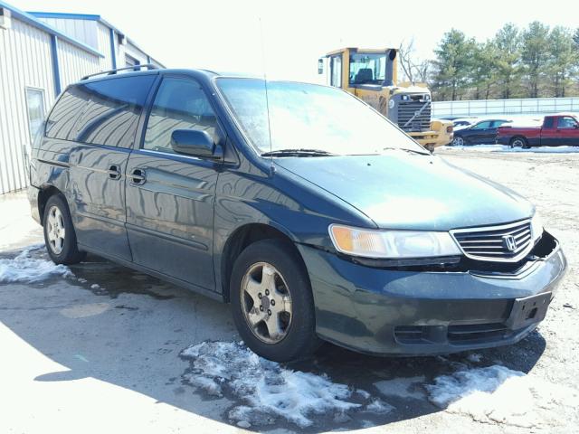 2HKRL18681H551763 - 2001 HONDA ODYSSEY EX GREEN photo 1