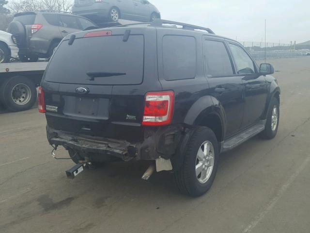 1FMCU9DG3AKA80232 - 2010 FORD ESCAPE XLT BLACK photo 4