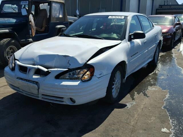 1G2NG52E0YM788357 - 2000 PONTIAC GRAND AM S 白色 照片 2