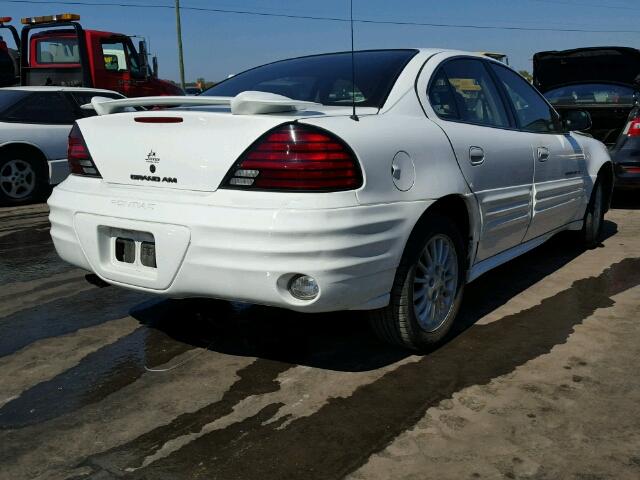 1G2NG52E0YM788357 - 2000 PONTIAC GRAND AM S 白色 照片 4