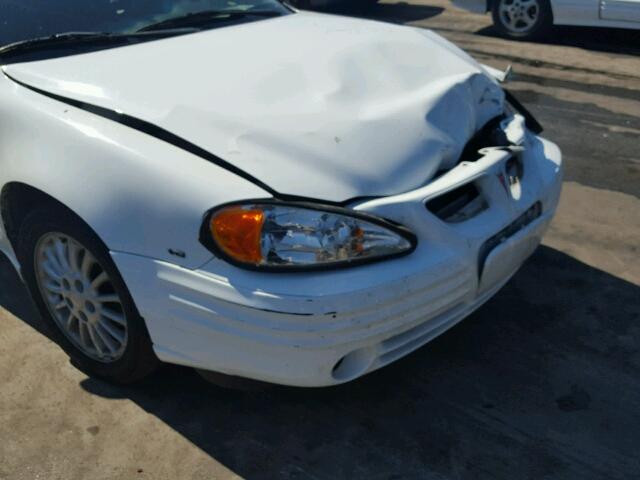 1G2NG52E0YM788357 - 2000 PONTIAC GRAND AM S 白色 照片 9