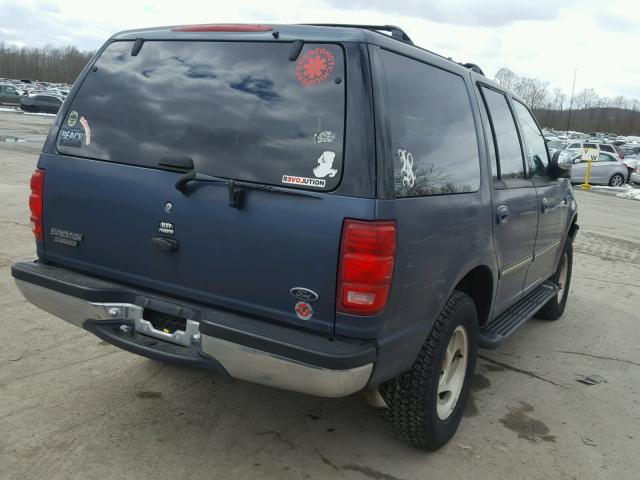 1FMPU18L3WLB12513 - 1998 FORD EXPEDITION BLUE photo 4