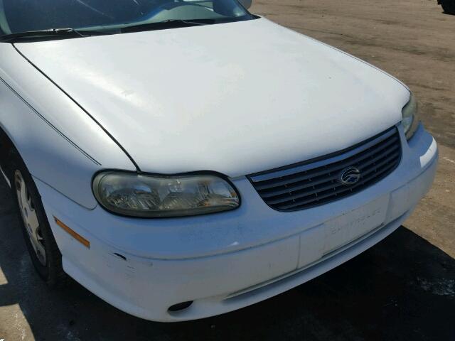 1G1ND52MXWY174362 - 1998 CHEVROLET MALIBU WHITE photo 9