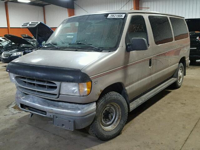 1FBNE31S81HB11444 - 2001 FORD ECONOLINE BEIGE photo 2