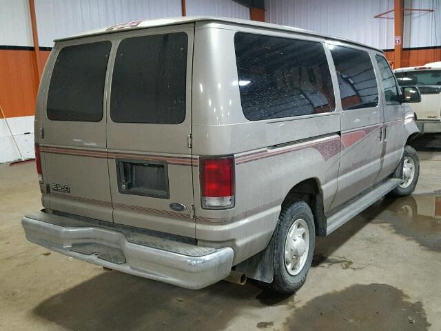 1FBNE31S81HB11444 - 2001 FORD ECONOLINE BEIGE photo 4