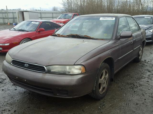 4S3BD6555S7226677 - 1995 SUBARU LEGACY LS GRAY photo 2