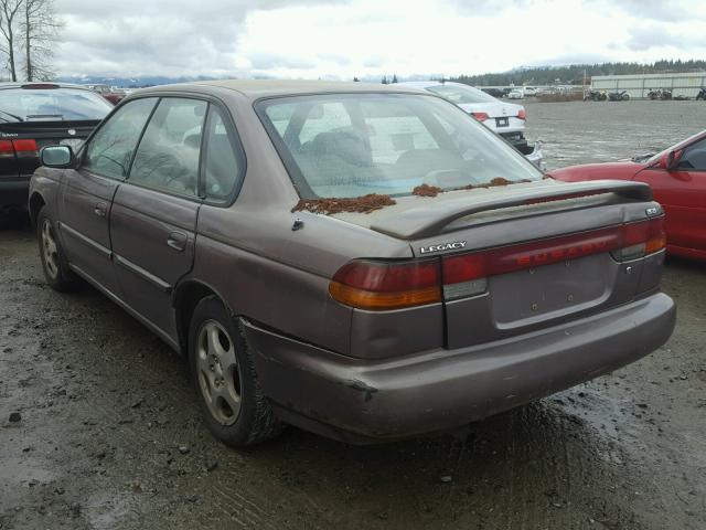 4S3BD6555S7226677 - 1995 SUBARU LEGACY LS GRAY photo 3