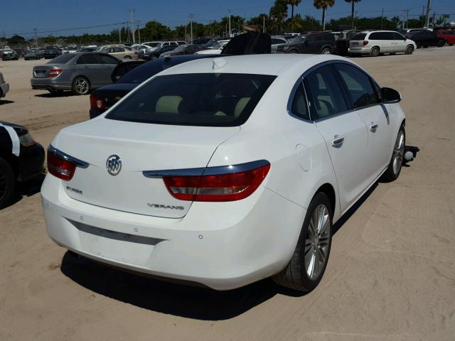 1G4PS5SK3F4191284 - 2015 BUICK VERANO WHITE photo 4