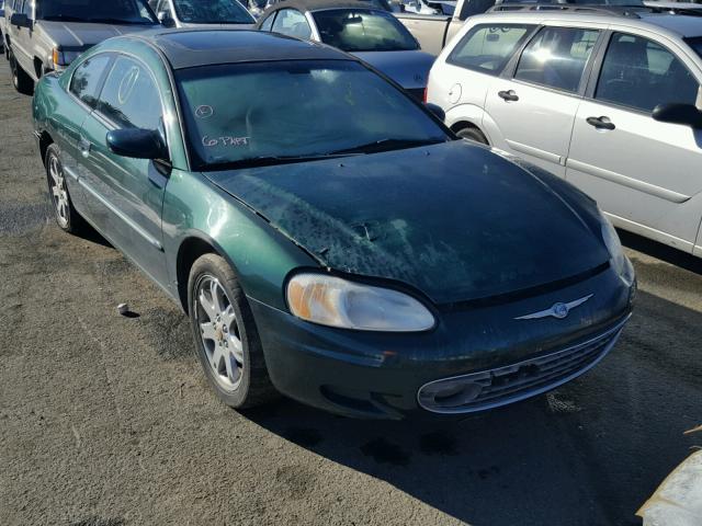 4C3AG52H62E081093 - 2002 CHRYSLER SEBRING LX GREEN photo 1