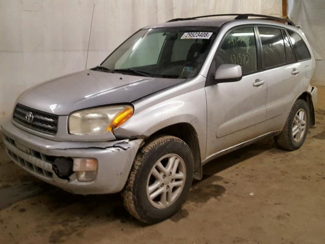 JTEHH20V636094983 - 2003 TOYOTA RAV4 SILVER photo 2