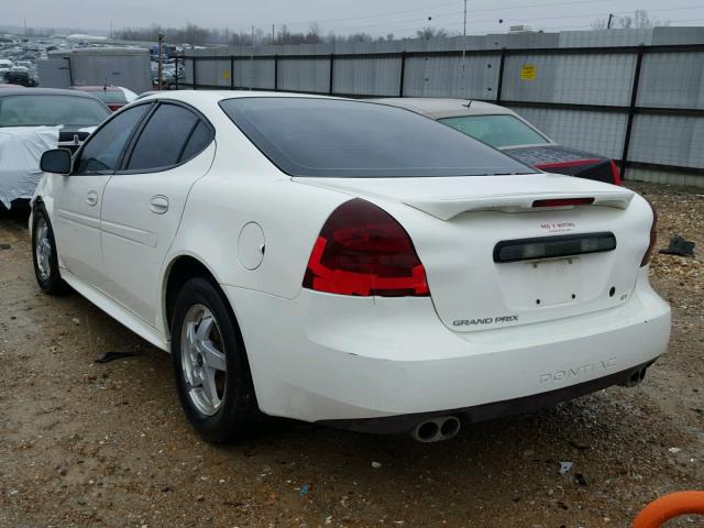 2G2WS522341121300 - 2004 PONTIAC GRAND PRIX WHITE photo 3
