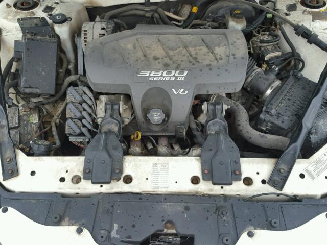 2G2WS522341121300 - 2004 PONTIAC GRAND PRIX WHITE photo 7