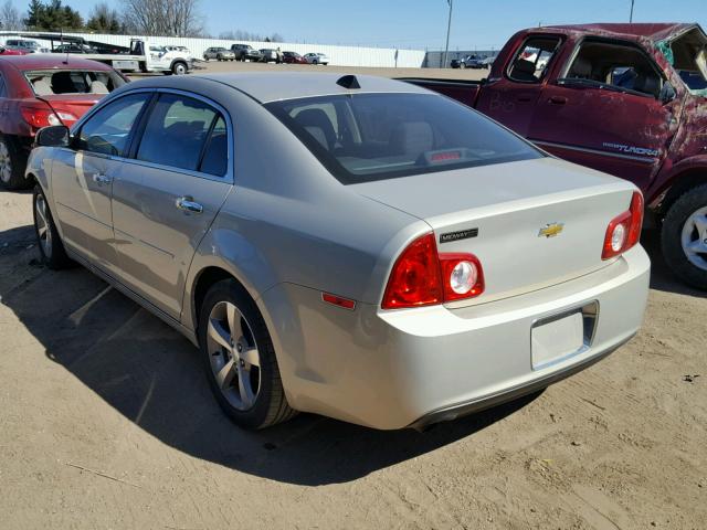 1G1ZC5E08CF236863 - 2012 CHEVROLET MALIBU 1LT GOLD photo 3