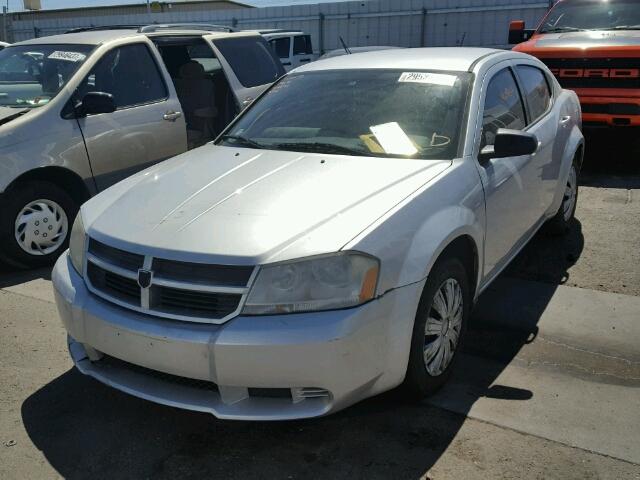 1B3LC46B59N563826 - 2009 DODGE AVENGER SE SILVER photo 2